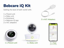 Bebcare iQ WiFi HD Hybrid Baby Monitor
